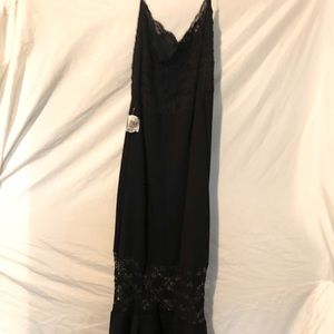 Black off shoulder dress never worn